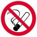 Verbotszeichen: Rauchen verboten (BGV A8 P 01)