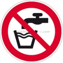 Verbotszeichen: Kein Trinkwasser nach ISO 7010 (P 005)
