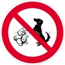 Verbotszeichen: Hundeverbot